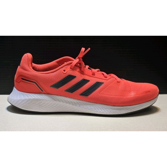 Adidas Run Falcon 2.0 Running Lace up Men's Shoes Size 11.5, 2021 Solar Red, NEW - Picture 7 of 16